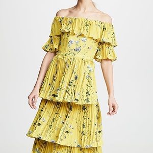 OPT Vimmy Dress | Yellow Floral